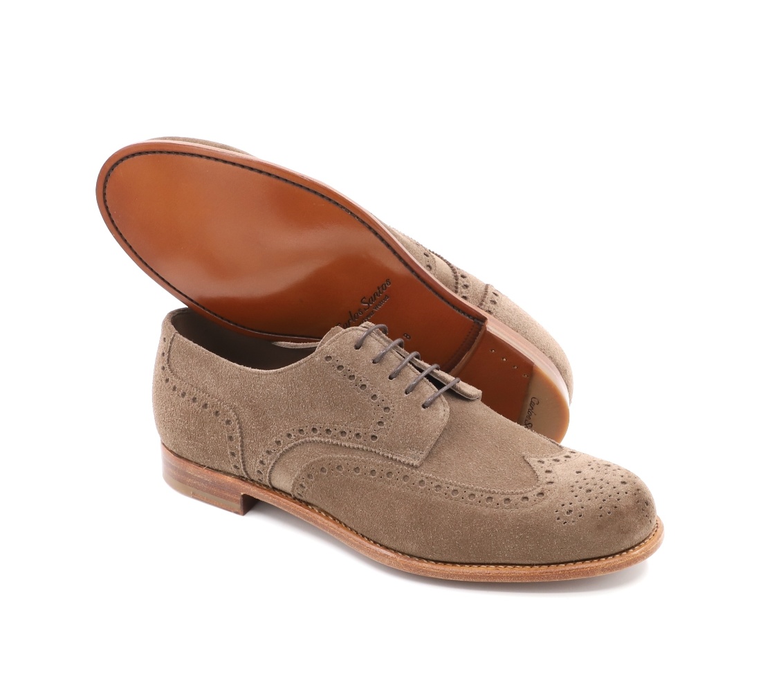 Wingtip Brogue - Patrick Suede Olive